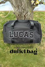 Duffel bag for boy overnight bag for sleepover toddler diaper bag for sport themed birthday gift for athletic teenager personalized present