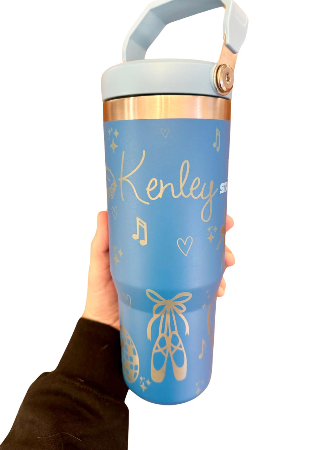 Personalized dance tumbler Ballet Gift for Dancer custom water bottle for dance mom team present for dance teacher gift little girl birthday