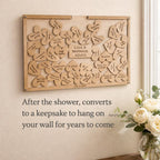 Bridal Shower Decor, Wedding Guest Book Alternative, Love & Marriage Advice Sign, Wedding Shower keepsake