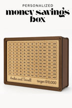 Target piggy bank savings challenge 1000 savings money box 10000 reusable vacation fund box wedding fund planner saving cash box money