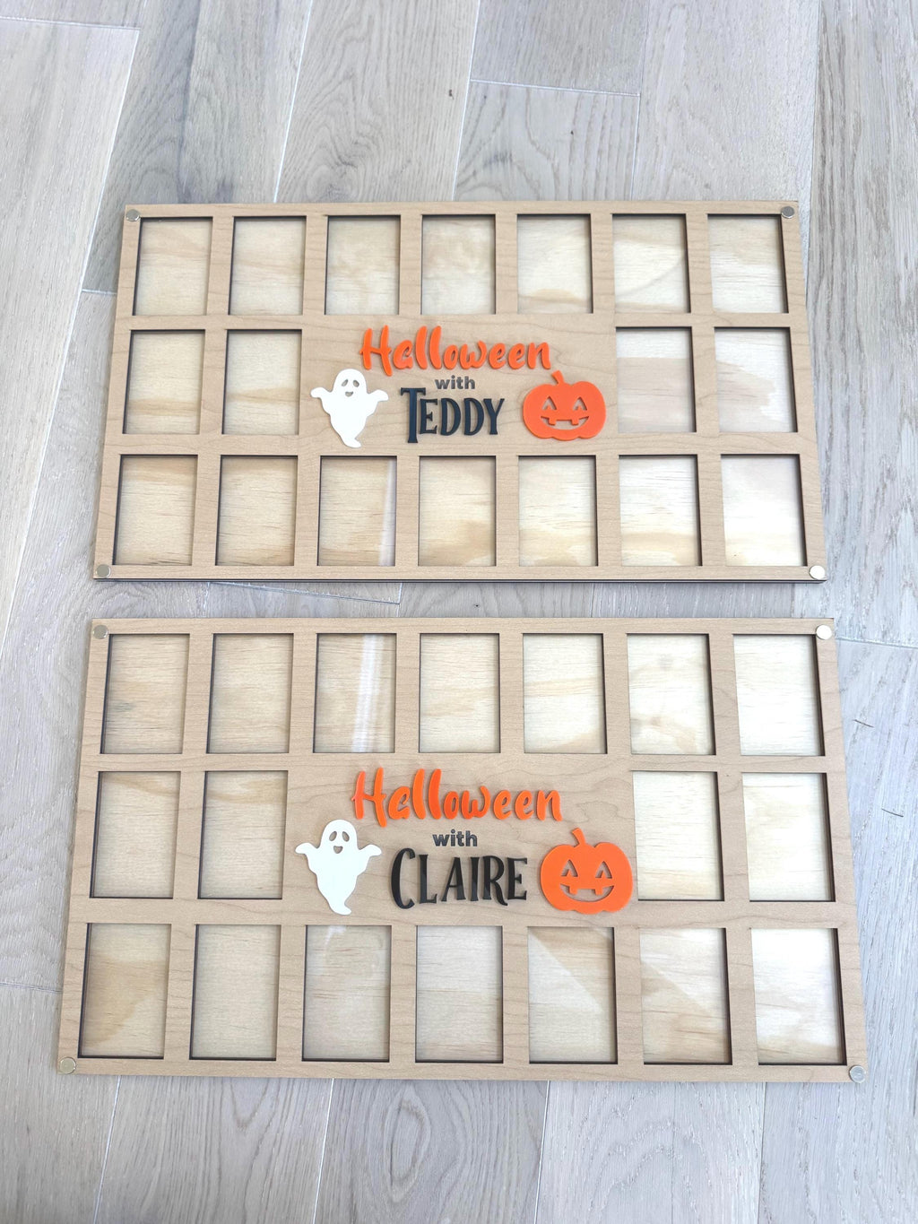 Halloween frame personalized trick or treat Photo display for fall Picture Frame custom autumn home Decor Holiday Memory Keepsake