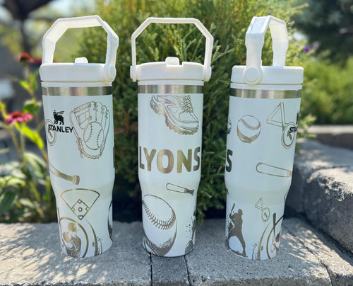 baseball water bottle personalized tumbler Custom Sports Gift for teenage boy travel cup team gift for baseball coach present sport mom gear