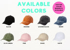 Personalized hat for women chenille patch initial hat custom hat chenille letter gift for her gift for mom stoney custom women baseball hat