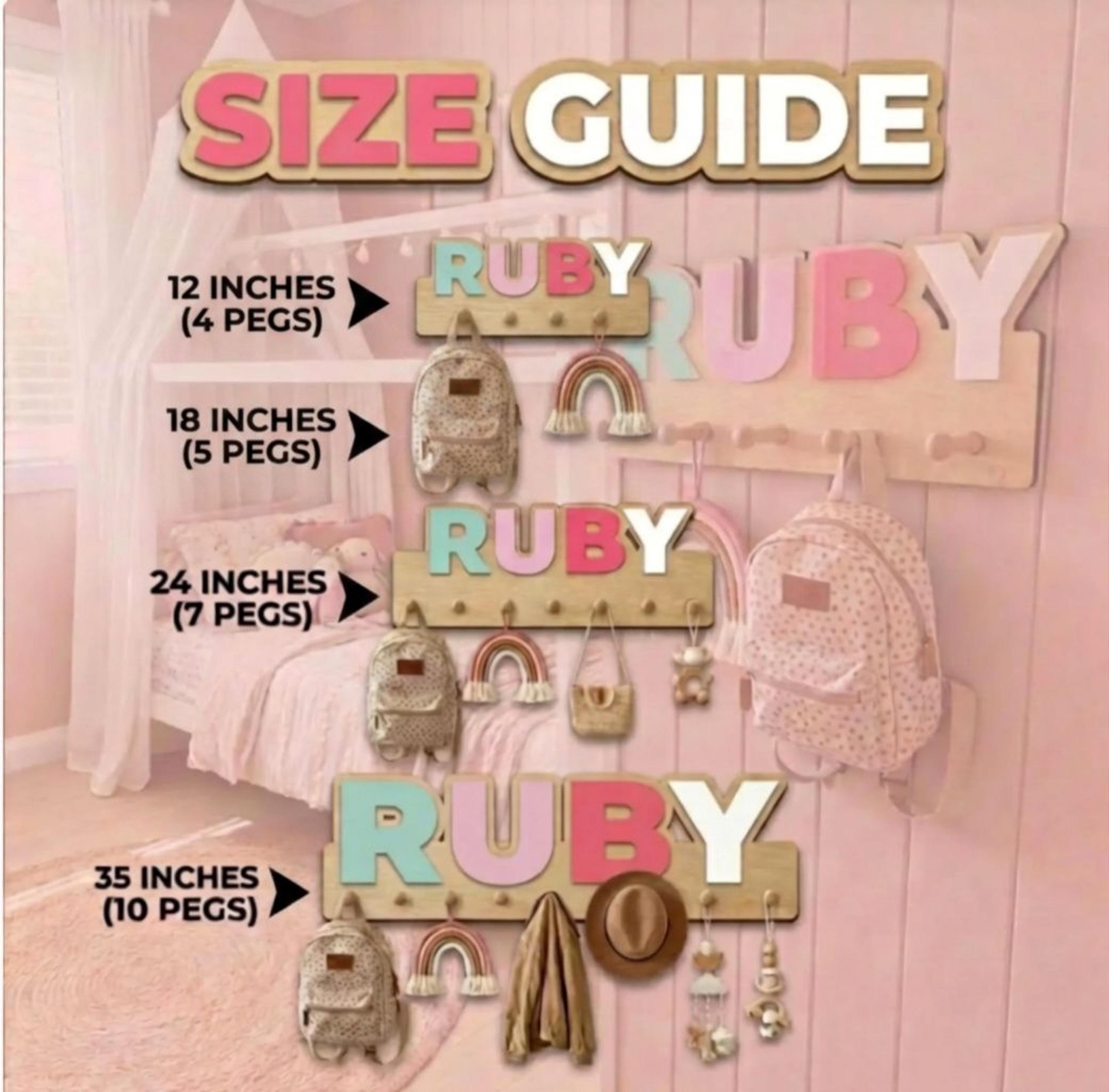 Personalized Kids Wall Organizer, Backpack & Coat Hanger, Custom Name Nursery Storage, toddler Bedroom Organization, Kids Room Storage