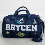 Duffel bag for boy overnight bag for sleepover toddler diaper bag for sport themed birthday gift for athletic teenager personalized present