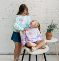 Custom name shirt for kids chenille sweatshirt youth chenille initial shirt glitter letter shirt custom toddler shirt youth t shirt for kids