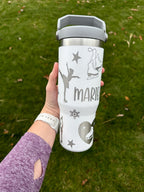 Ice Skating tumbler figure skating water bottle for girl laser engraved tumbler for skating water bottle personalized gift for figure skater