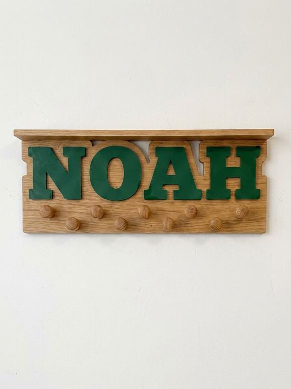 Personalized Medal Hanger | Trophy Display Shelf | Sports Award Holder | Custom Name Sign | Athlete Gift | Soccer Baseball Basketball