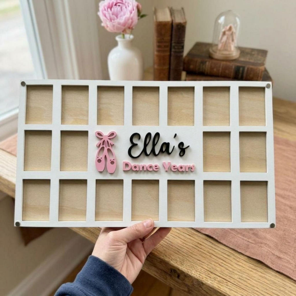 Dance Recital Gift | Personalized Ballet Picture Frame | Dance Years Photo Collage | Custom Dancer Keepsake