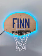 Personalized Basketball Hoop Mini Basketball Over the Door Custom Sport Decor Gift for Teenage Boy sport theme bedroom art toddler wall art