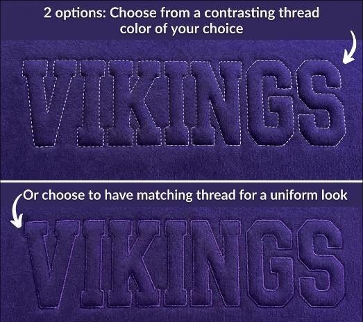 3D Emblem Shirt | Custom Team Sweatshirt | Personalized Sports Crewneck | Raised Letter Embroidery