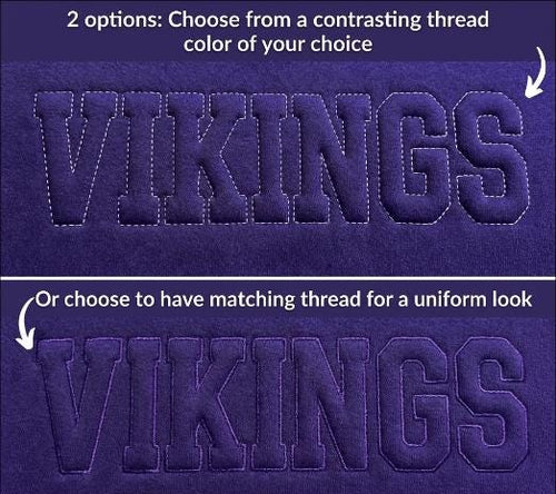 3D Emblem Shirt | Custom Team Sweatshirt | Personalized Sports Crewneck | Raised Letter Embroidery