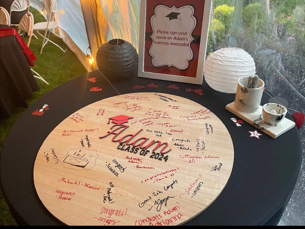 Graduation guest book alternative class of 2026 signature sign graduation party decor for grad party personalized guest book alternative