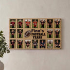 Personalized Football Keepsake Frame | Senior Night Gift | Custom Football Photo Display | Sports Memory Collage | Player Graduation Gift