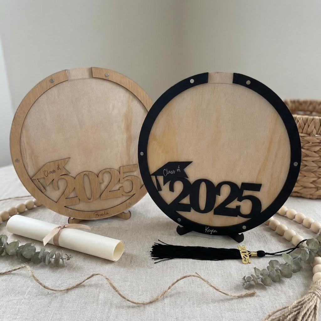 Graduation guest book alternative class of 2026 personalized wood keepsake custom high school graduation party decor wood signature sign