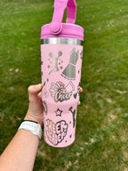 Personalized cheer tumbler for cheerleader water bottle custom water bottle for cheer cheerleader engraved gift for teenager