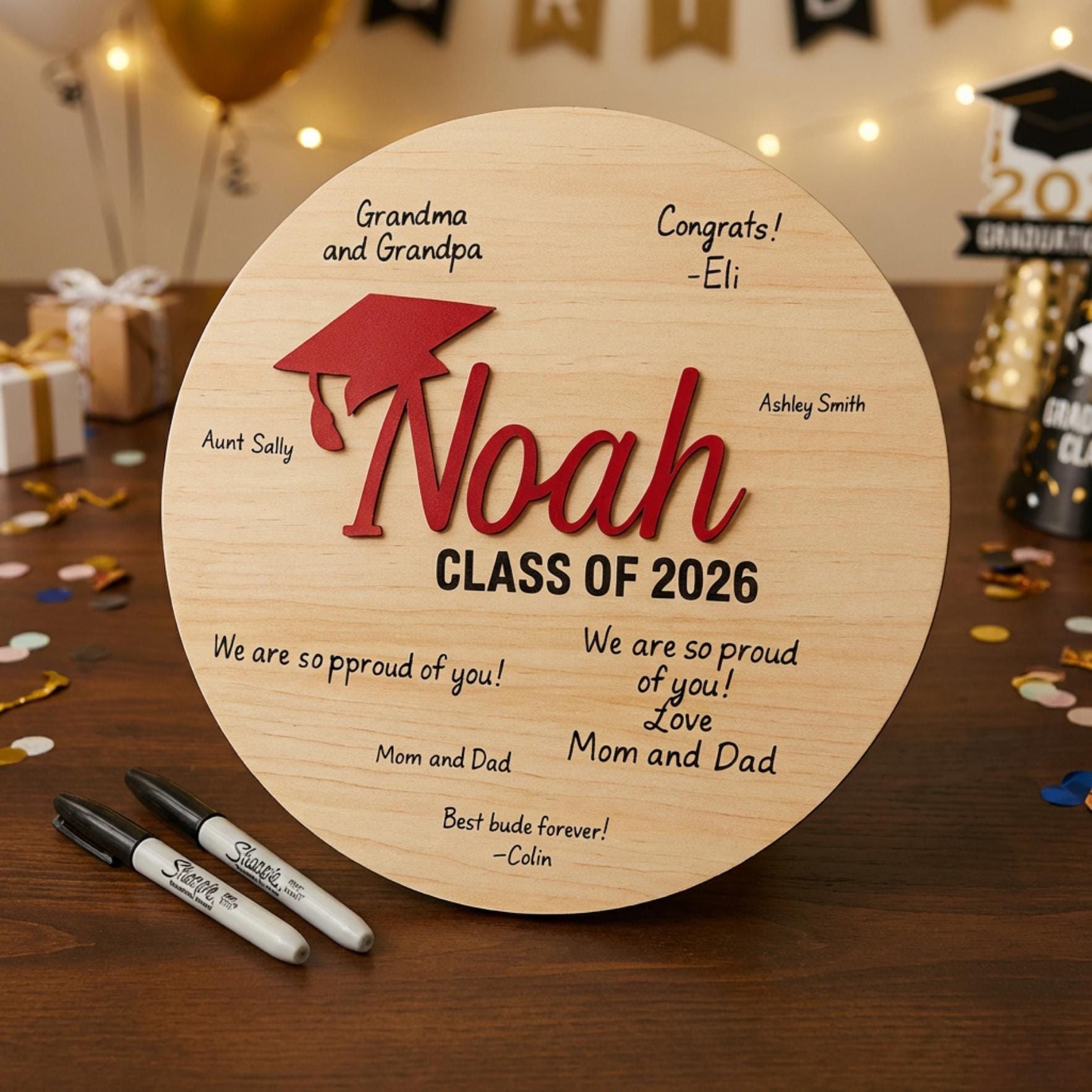 Graduation guest book alternative class of 2026 signature sign graduation party decor for grad party personalized guest book alternative