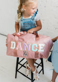 Dance bag personalized duffel bag for ballet duffel bag gift for ballerina patch duffle bag for little girl dance duffel gift for dancer