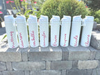Personalized tropical tumbler reality tv love inspired island water bottle custom bachelorette party gift Summer Party Favor watch party