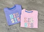 Custom name shirt for kids chenille sweatshirt youth chenille initial shirt glitter letter shirt custom toddler shirt youth t shirt for kids