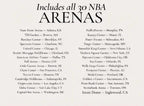 NBA arena tracker personalized wood photo frame basketball map NBA team gift for basketball fan present for dad man cave custom decor