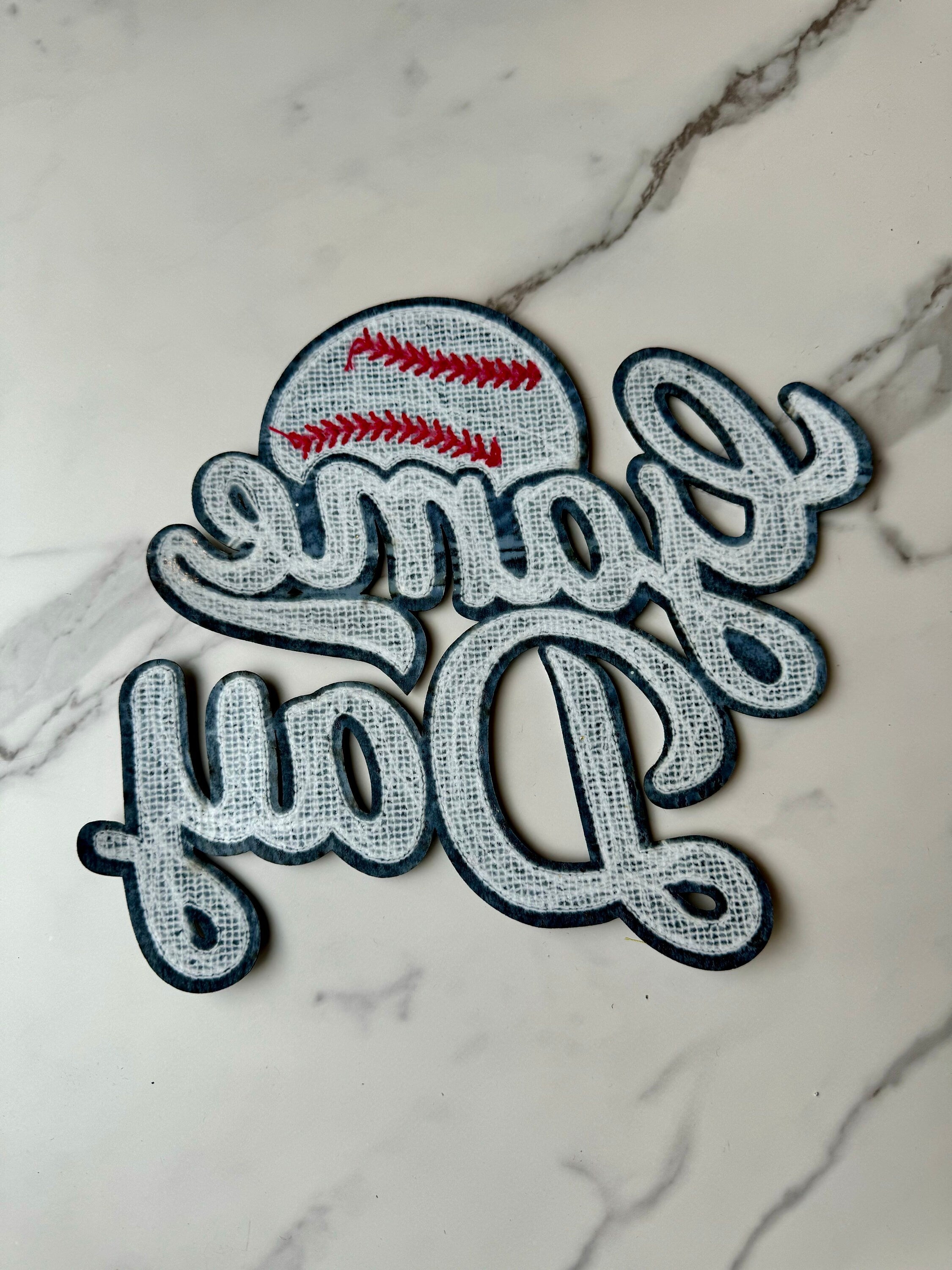Baseball chenille patch iron on gameday baseball chenille patch large chenille baseball patch gameday chenille patch for baseball mom