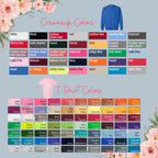 Comp Day sweatshirt for cheer competition crewneck cheerleader mom gift chenille patch shirt cheerleading gift for teenager personalized
