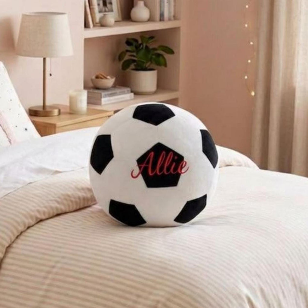 Personalized Soccer Gift | Custom Soccer Player Gift | Soccer Room Decor | Embroidered Name Keepsake | Gift for Boys & Girls