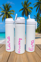 Personalized tropical tumbler reality tv love inspired island water bottle custom bachelorette party gift Summer Party Favor watch party