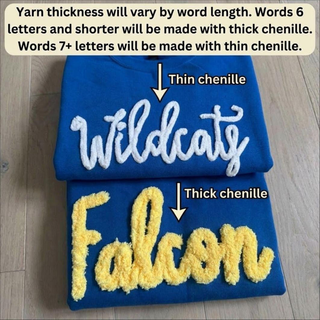 Custom Sports Team Sweatshirt | Team Name Crewneck | Game Day Apparel | Fan Gift for Him or Her | School Spirit Clothing
