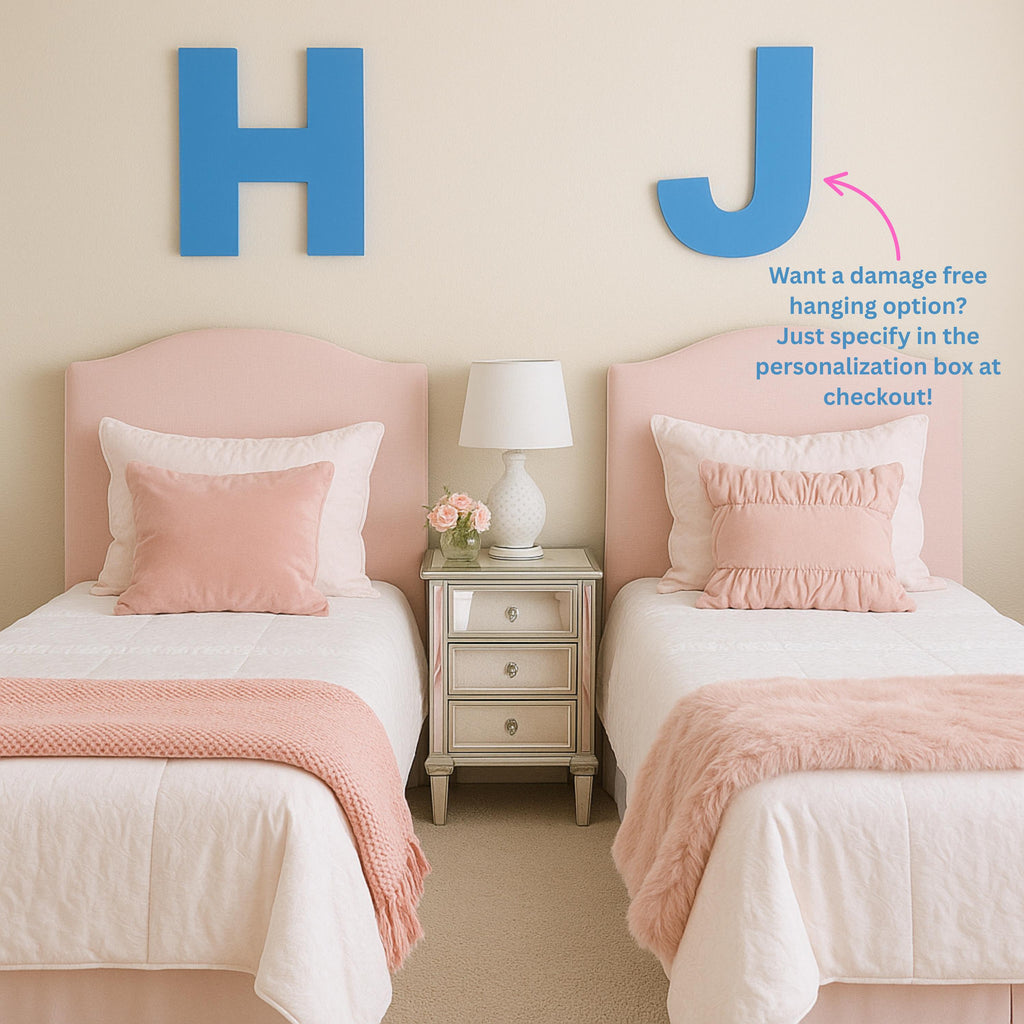 Kid Room Wall Decor Oversized Acrylic Letter Nursery Initial Sign Personalized Baby Girl Bedroom Name Wall Art Playroom Display