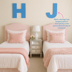 Kid Room Wall Decor Oversized Acrylic Letter Nursery Initial Sign Personalized Baby Girl Bedroom Name Wall Art Playroom Display