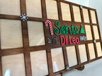 Santa frame Christmas Photo Frame for Santa Pictures Annual Santa Photo Frame Personalized Holiday Decor Holiday Memory Keepsake