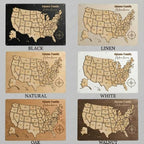Photo travel map personalized usa trip picture keepsake 50 States Picture Display wood Memory Map custom family keepsake gift for travelers