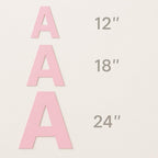 Kid Room Wall Decor Oversized Acrylic Letter Nursery Initial Sign Personalized Baby Girl Bedroom Name Wall Art Playroom Display