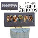 Personalized Family Name Photo Frame | Custom Wood Last Name Picture Collage | Wedding or Housewarming Gift