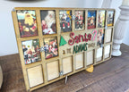 Santa frame Christmas Photo Frame for Santa Pictures Annual Santa Photo Frame Personalized Holiday Decor Holiday Memory Keepsake