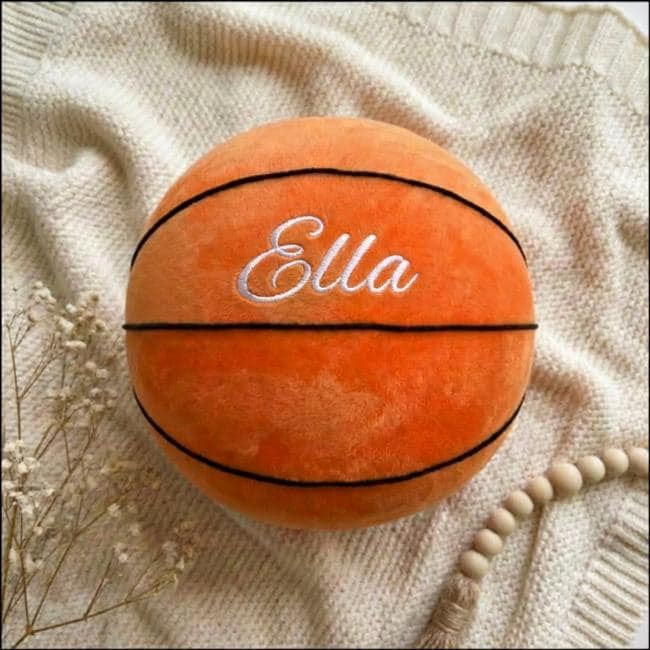 Personalized Sports Pillow, Custom Name Basketball Decor, Soccer lover gift, Football bedroom pillow, Baseball Cushion, Sport theme nursery