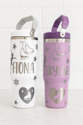 Ice Skating tumbler figure skating water bottle for girl laser engraved tumbler for skating water bottle personalized gift for figure skater