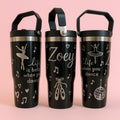 Personalized dance tumbler Ballet Gift for Dancer custom water bottle for dance mom team present for dance teacher gift little girl birthday
