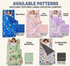 Embroidered Preschool Nap Mat | Personalized Daycare Bedding | Roll-Up Sleeping Bag | Custom Toddler Cot Cover