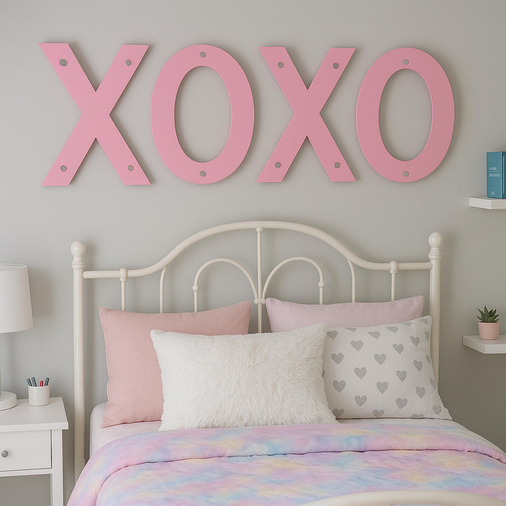 Kid Room Wall Decor Oversized Acrylic Letter Nursery Initial Sign Personalized Baby Girl Bedroom Name Wall Art Playroom Display