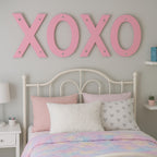 Kid Room Wall Decor Oversized Acrylic Letter Nursery Initial Sign Personalized Baby Girl Bedroom Name Wall Art Playroom Display
