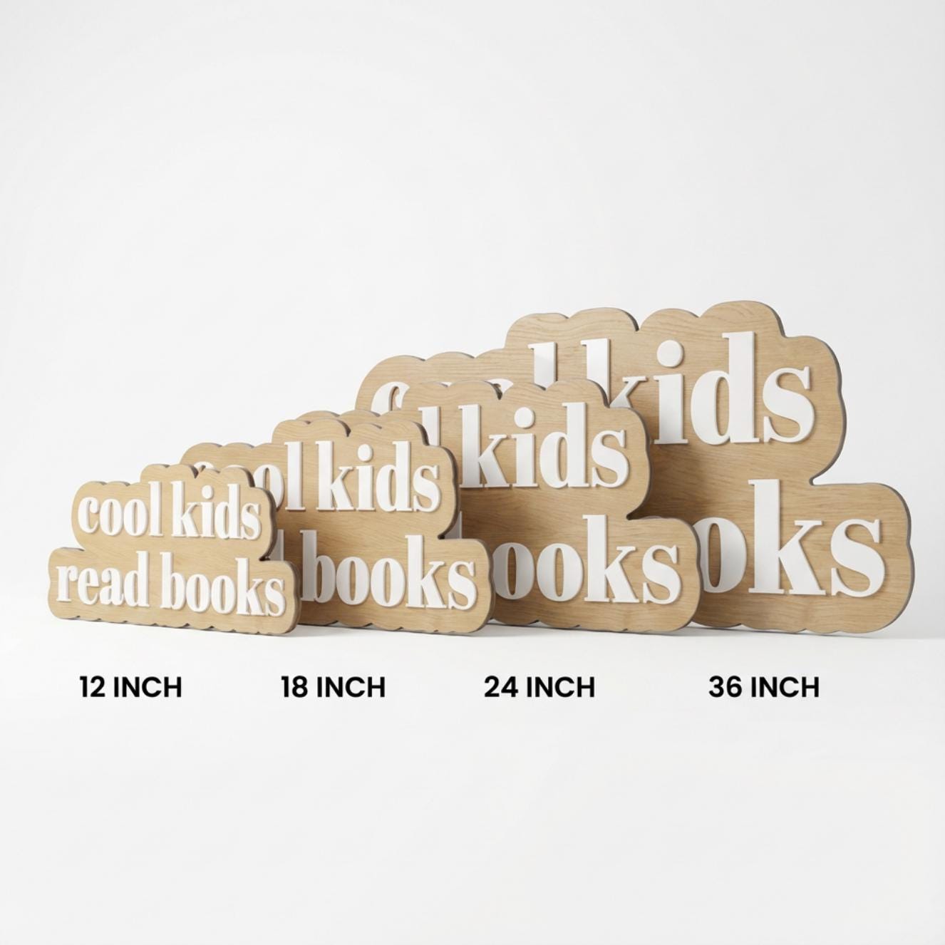Cool Kids Read Books Sign, Classroom Library Wall Decor, Playroom Reading Art
