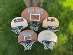 Personalized Basketball Hoop Mini Basketball Over the Door Custom Sport Decor Gift for Teenage Boy sport theme bedroom art toddler wall art