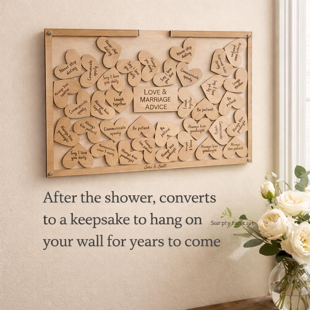 Baby Shower Decor, Advice for Baby Sign, baby shower keepsake, personalized shower activity, guest book alternative